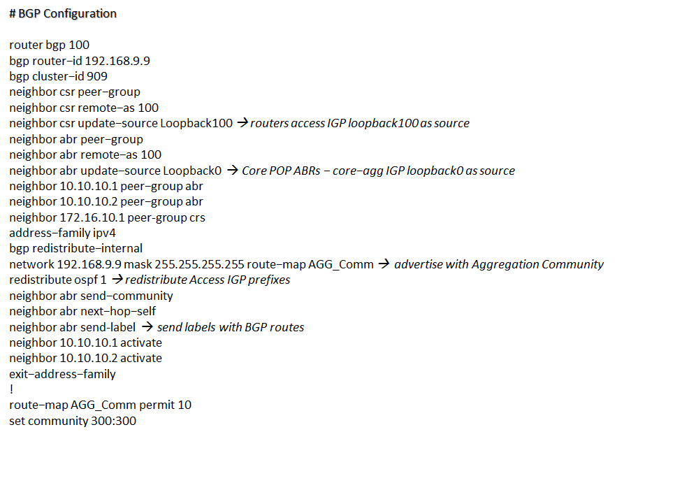 mpls unified bgp agg 111