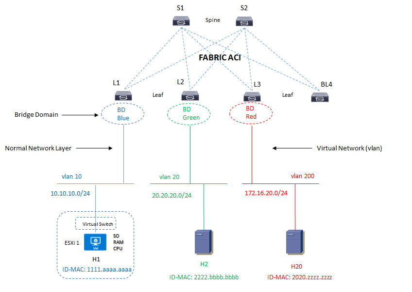 access level server fabric