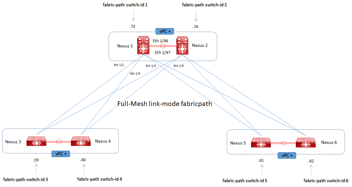 fabric path config esempio